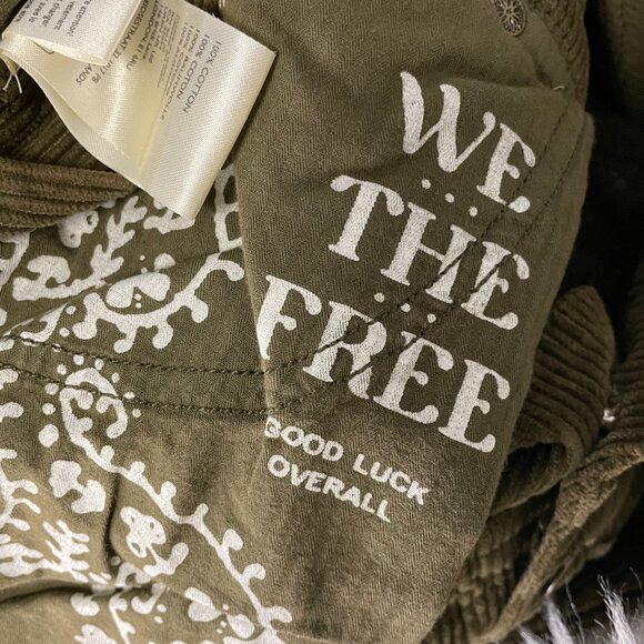 Free People Good Luck Corduroy Overalls - Picture 12 of 14